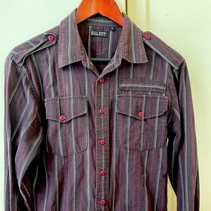 Kill City’s military style button-down shirt